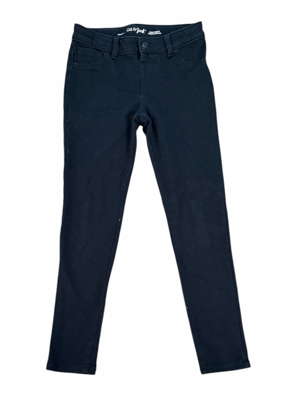 Cat & Jack Black Skinny Super Stretch Jeggings L